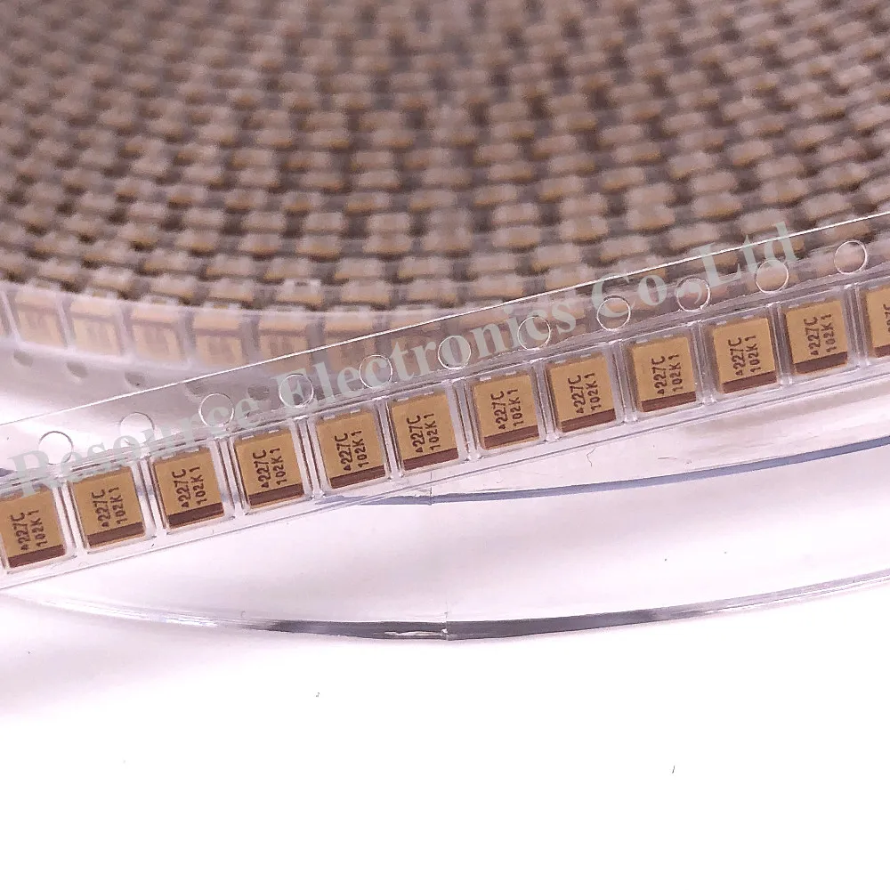 (10 шт.) TAJB227K016RNJ SMD Танталовый конденсатор с алюминиевой крышкой, Тип B 3528 220 мкФ (227) ± 10% 16V