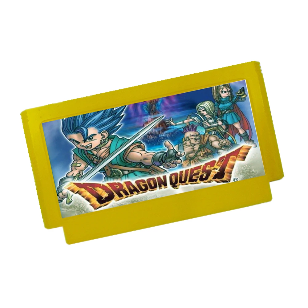 Newest 9 in 1 Game cartridge for fc game console 60 pin 8 bit game card for dragon quest and dragon warrior