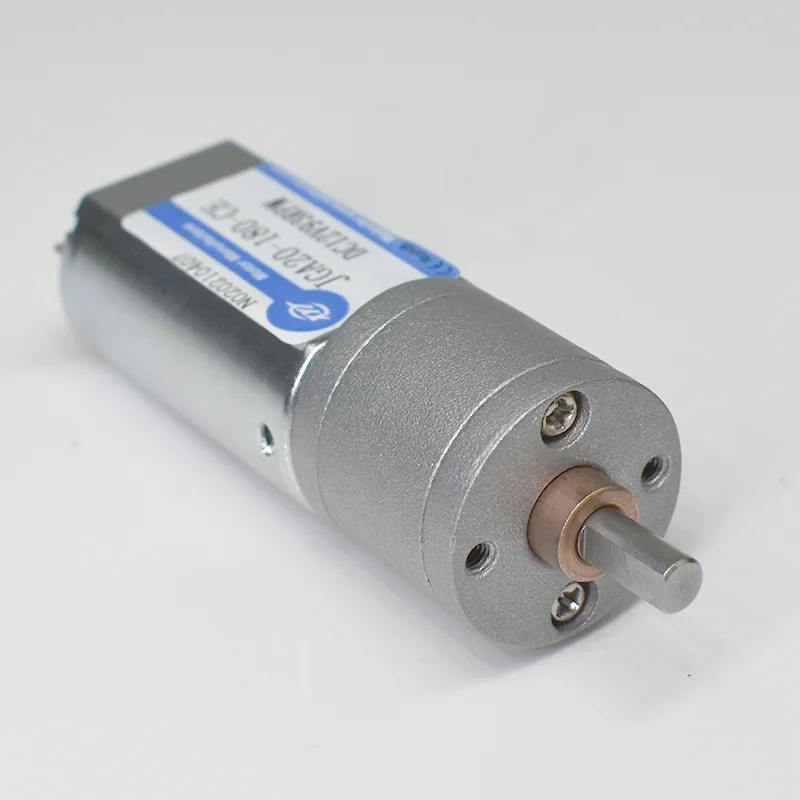 JGA20-130 DC Gear Motor with Adjustable Speed DC Motor 6V 12V Forward and Reverse Long Life Low Speed Small DC Electric Motor