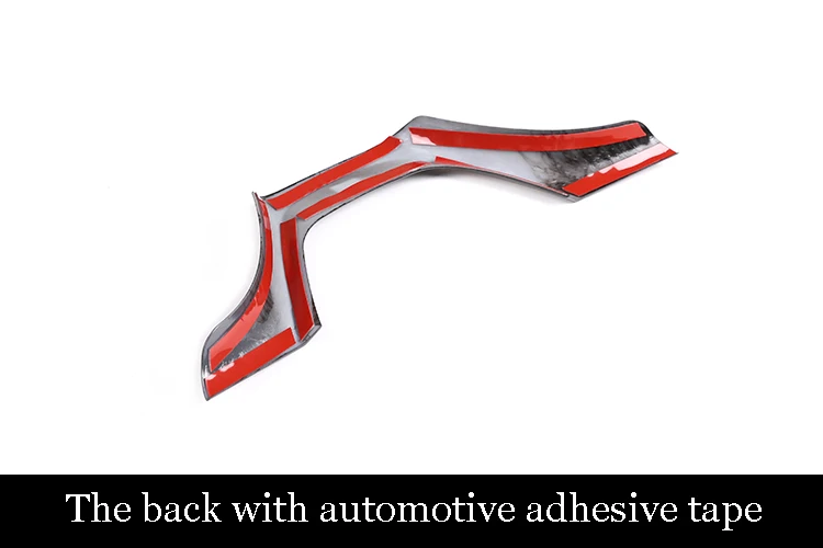 Car Carbon Fiber Interior Steering Wheel Decorative Frame Panel Cover Trim For BMW 3 Series F30 F32 F34 2013-2019 Accessories