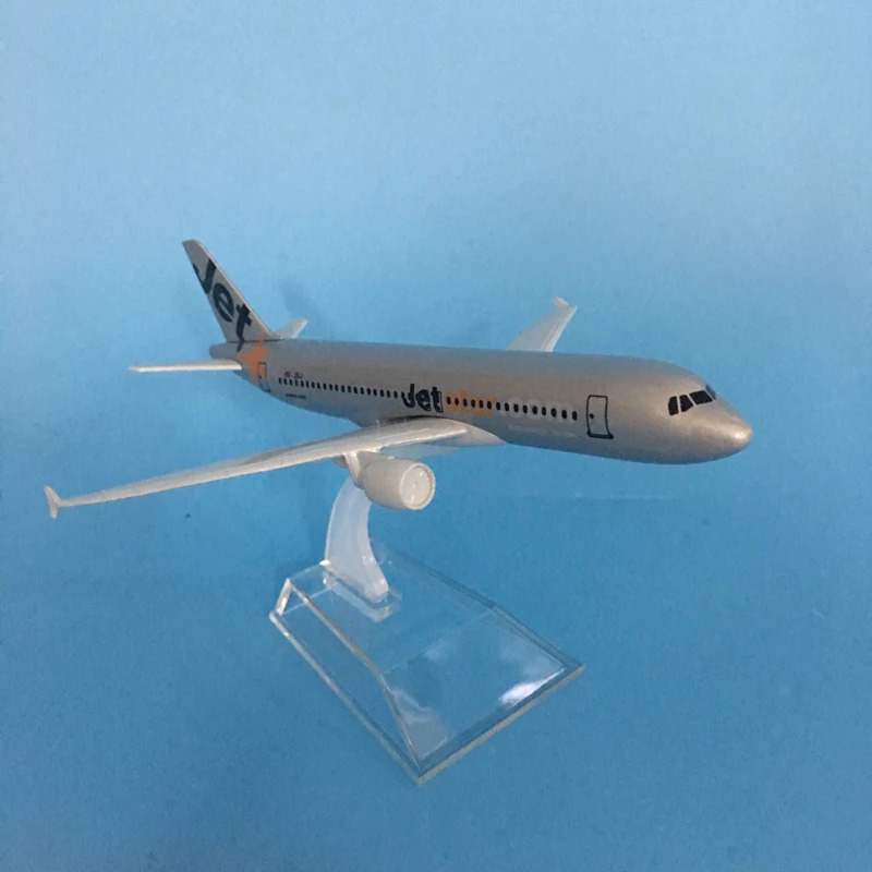 FREE SHIPPING 16CM A320 JETSTAR AIRWAYS METAL ALLOY MODEL PLANE AIRCRAFT MODEL TOY AIRPLANE BIRTHDAY GIFT TOYS FOR BOYS 040