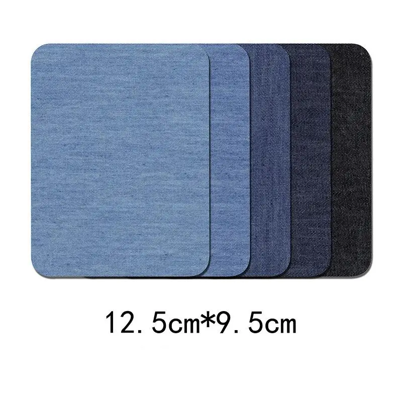 25/20/5 PCS Denim Patches DIY Iron On Denim Elbow Patches Repair Pants For Jean Clothing Pants badges Apparel Sewing Fabric