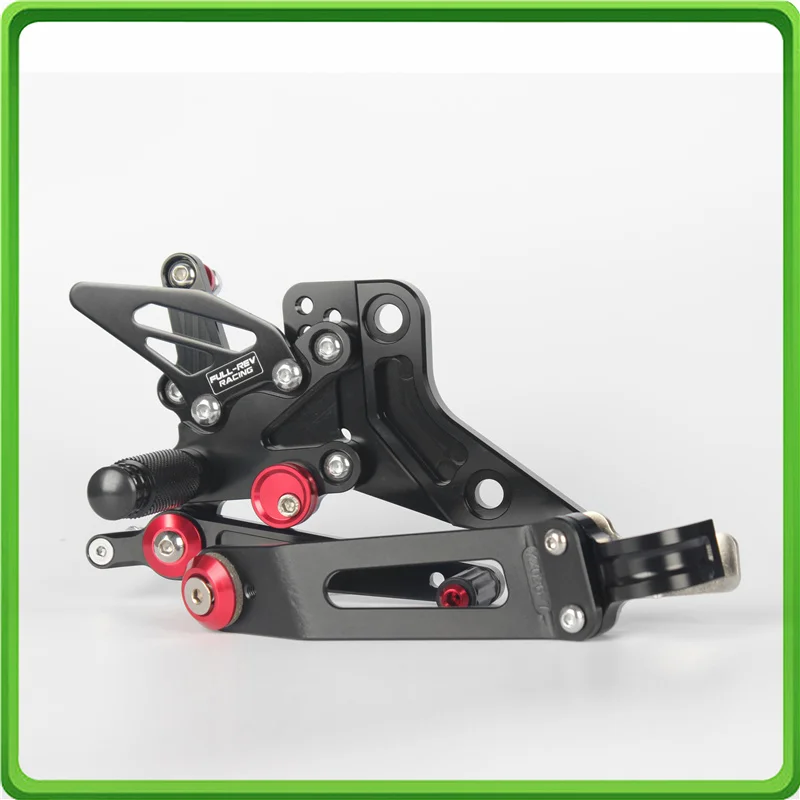 Motorcycle Adjustable Rearsets rear set sets footrest foot pegs pedal For Kawasaki Z 800 Z800 2013 2014 2015 2016 Black