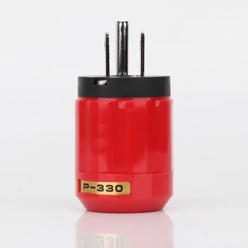 2 stück HIFI P-320/C-320 Kupfer UNS Version Schuko AC Power Stecker Ver IEC Stecker DIY – Detail 24