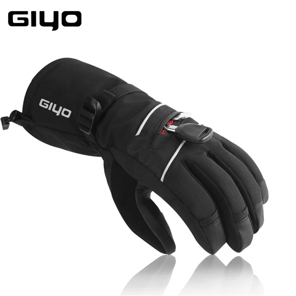 NEW Mens Winter Skiing Gloves Fleece for Cycling Waterproof Anti-Cold Warm Gloves Outdoor Sport Snow Sportswear Gloves S-06-all image 2