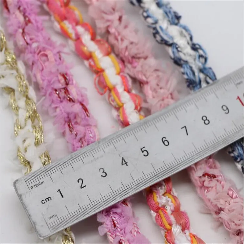 1.5cm network new French hand-woven ribbon lace clothing jacket DIY material