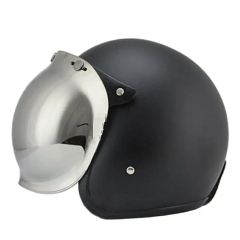 

Unisex DOT Retro Motorcycle Helmets Matte Black German Half Face Helmet Chopper Cruiser Biker Halle vintage Helmet M/L/XL