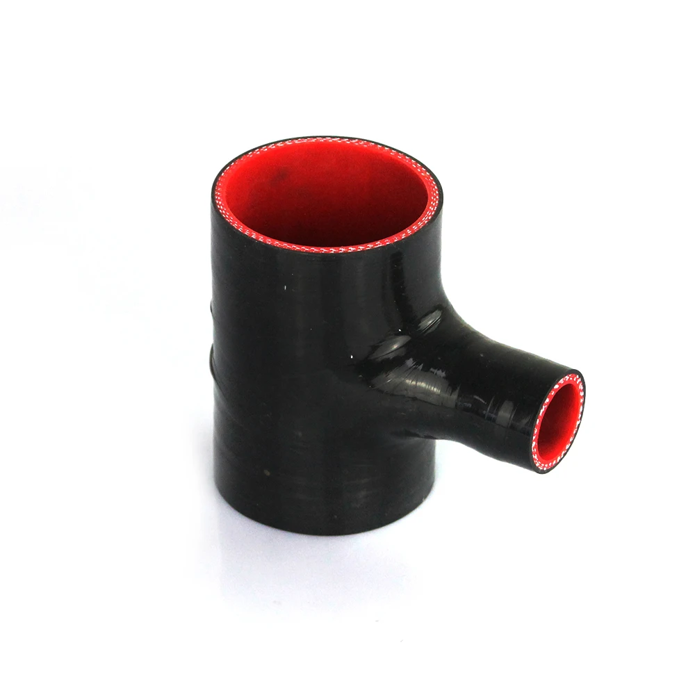 R-EP T Shape Silicone Tube 51 57 63mm for 25 34mm Turbo Blow off BOV T Piece Rubber Joiner 3-way Tube for Intercooler Turbo Kit