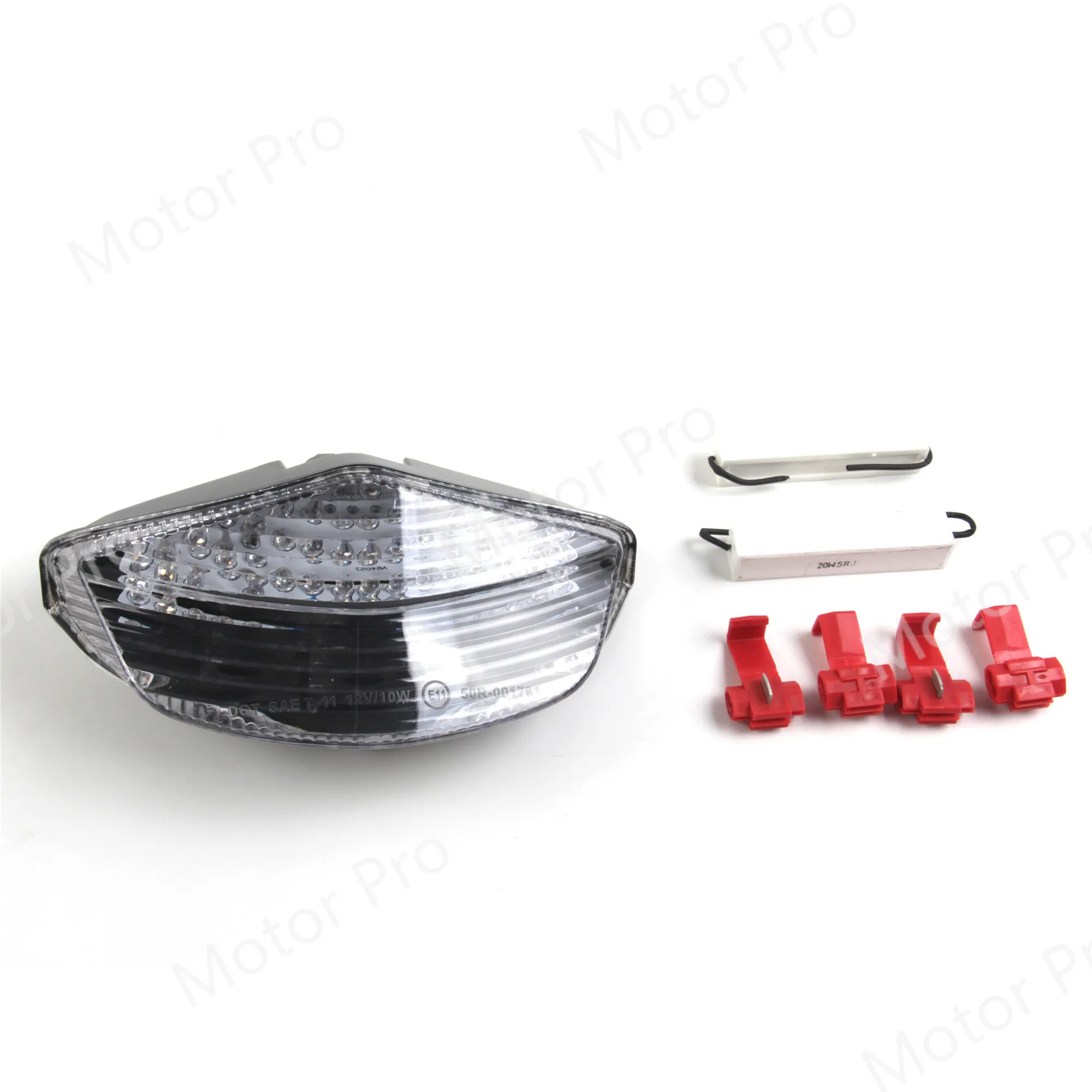 LED Turn Signal E-mark Taillight For Ducati Monster 696 796 1100 1100 S 2008 - 2014 Brake Tail Light 2009 2010 2011 2012 2013