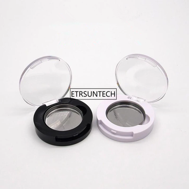 

100pcs 26mm DIY Round Eyeshadow Lipstick Cosmetic Empty Powder Makeup Box Grid Packing Case F2900