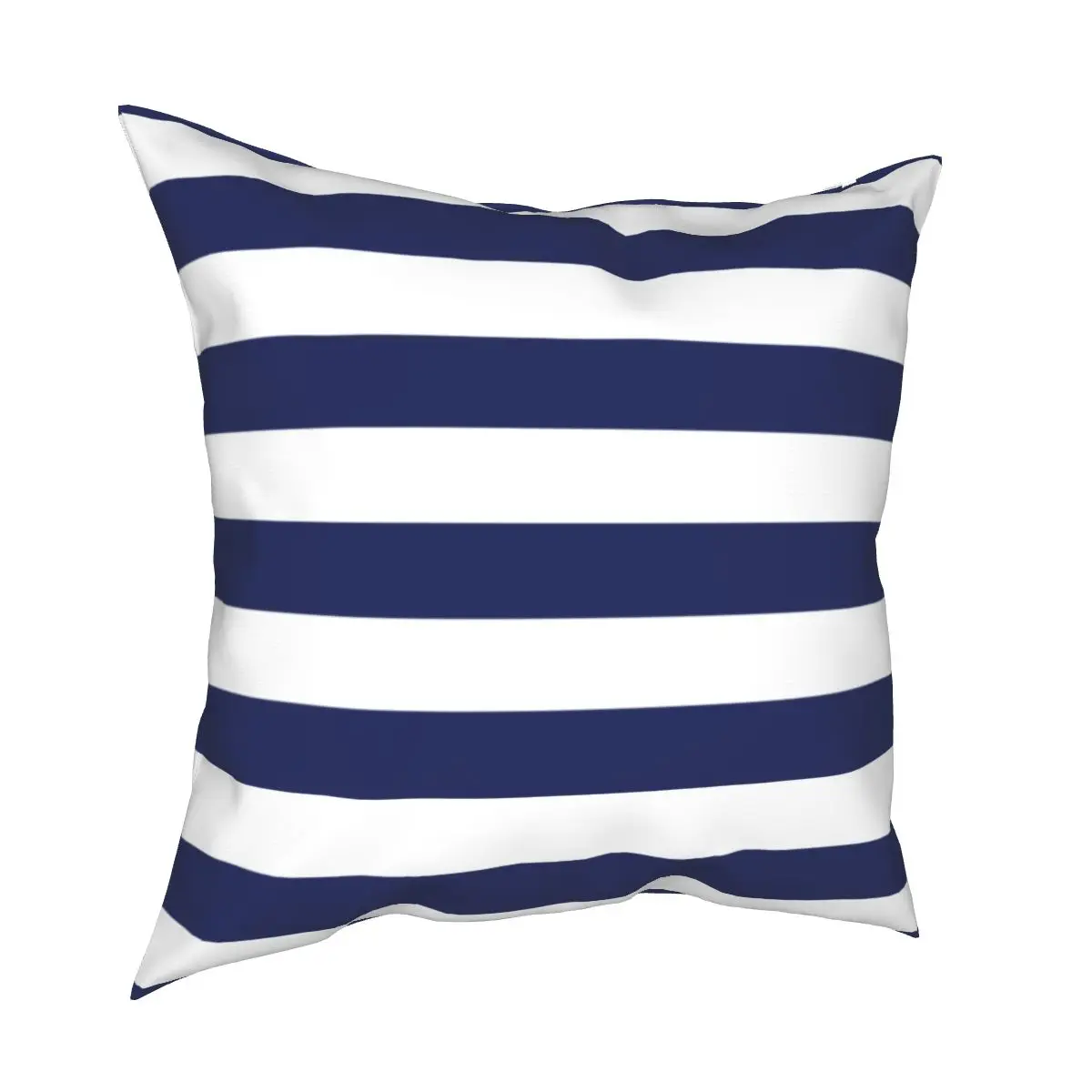 

Navy Blue And White Stripes Pillowcase Printing Fabric Cushion Cover Gift Throw Pillow Case Cover Seater Square 40X40cm