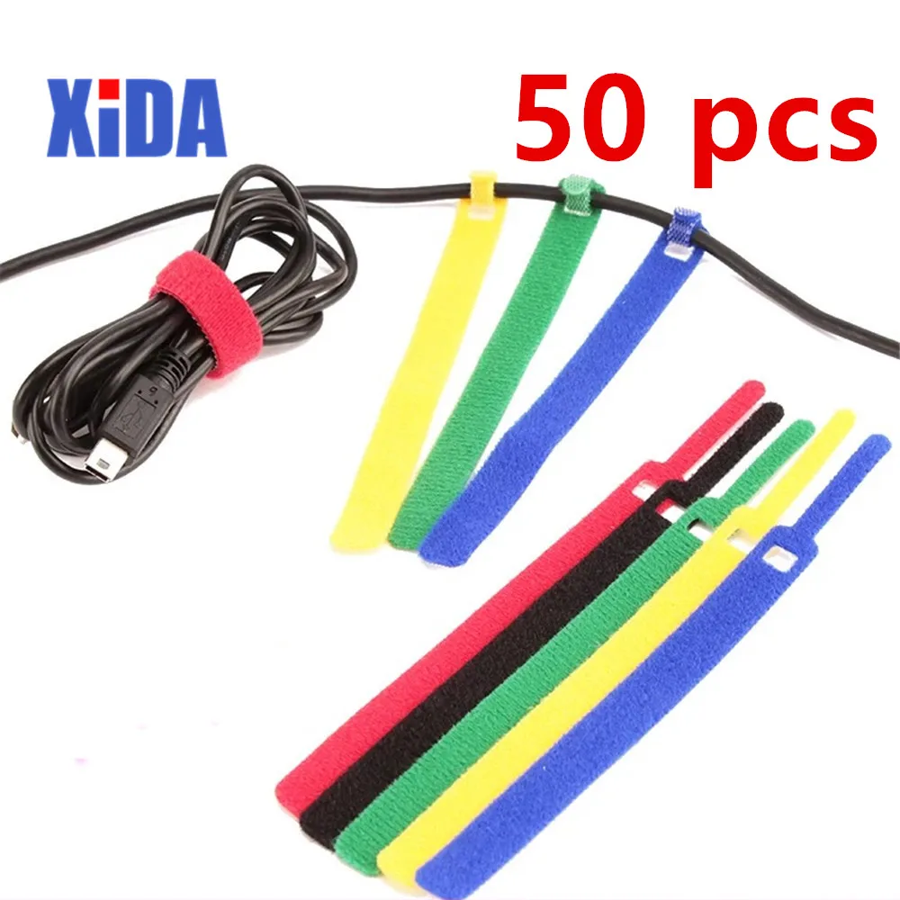 Cable Organizer Wire Winder Cable Holder Ties Hook Loop For Earphone Mouse Cord Aux USB Cable Management Wire Cable Protector