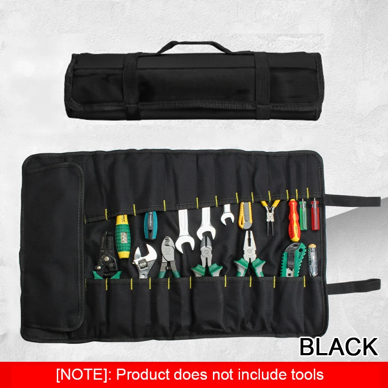 BOASE Reel Rolling Car Tool Bag Pouch Professional Electricians Organizer Multi-purpose Car Repair Kit Bags