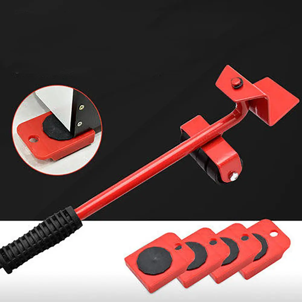 Home Trolley Lift And Move Slides Kit Easily System For Furniture 5 Packs  Tool Set Furniture Lifter  Transport set Heavy mover