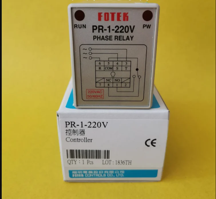 

Taiwan new original FOTEK phase sequence protector PR-1-220V