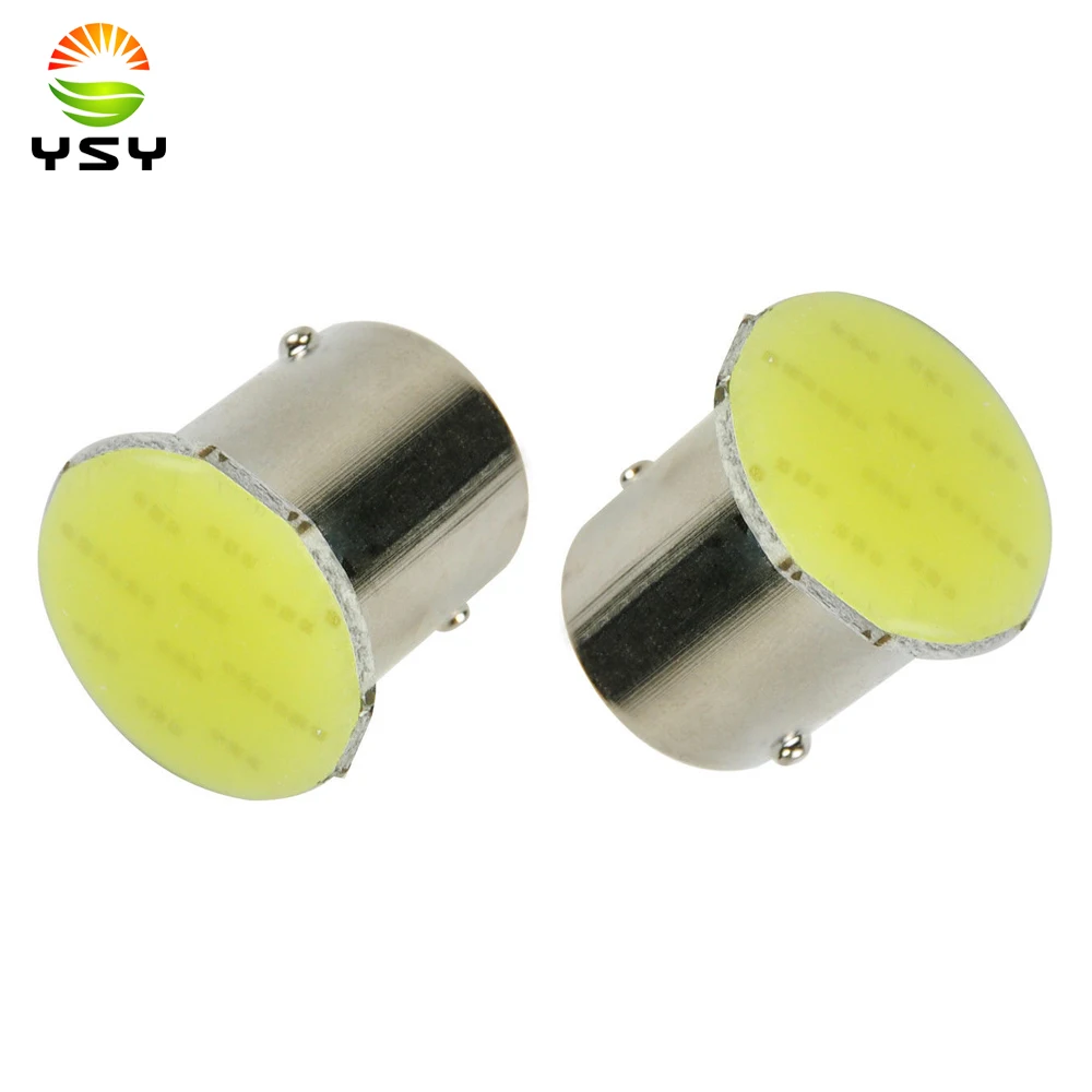 

YSY COB P21W 12SMD Led S25 1156 BA15S 1157 BAY15D DC 12V Auto Car Rear Turn Signal Tail bulbs Backup Truck Light parking lamp