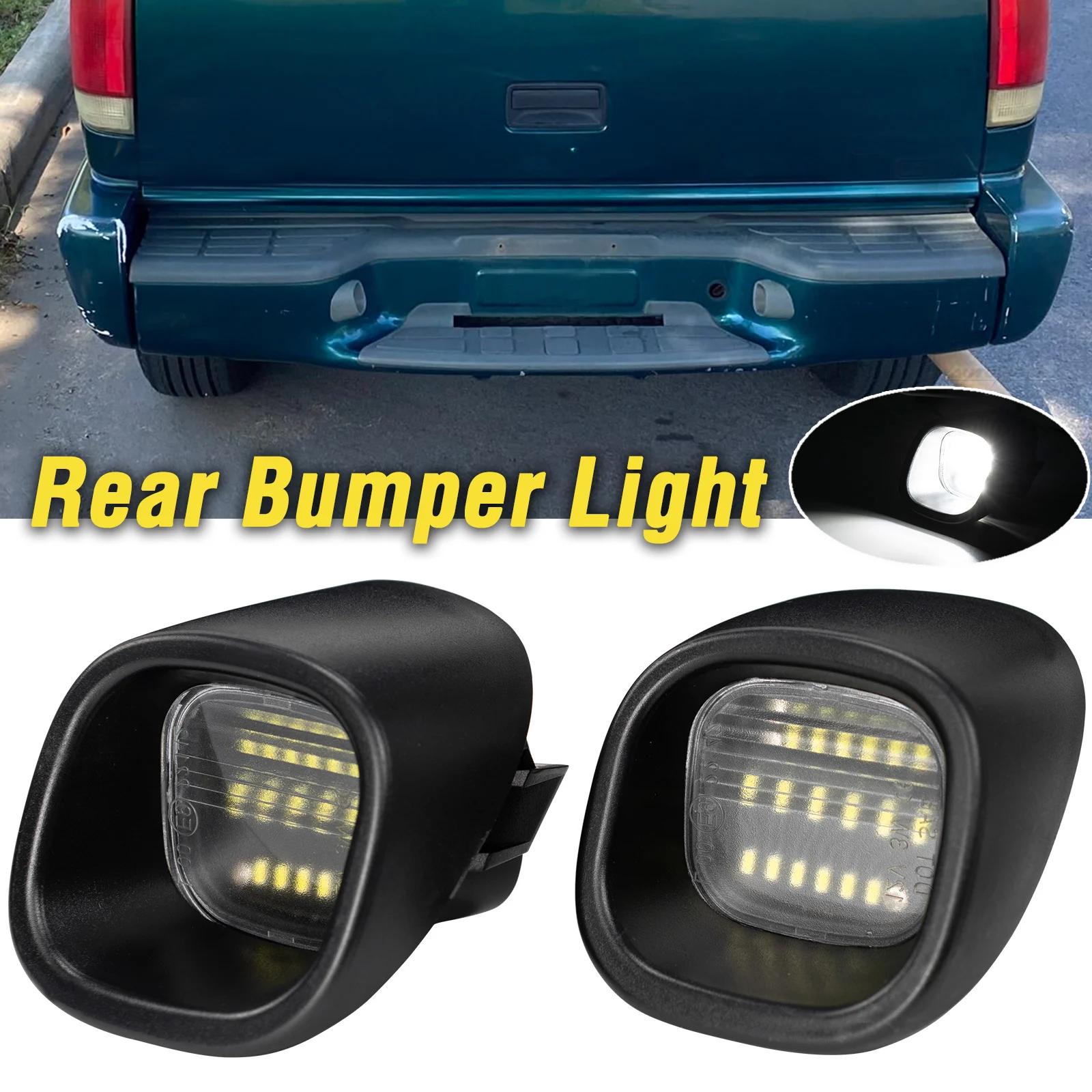 

Led License Number Plate Light Tag Lamp Assembly For Chevrolet Chevy Blazer S10 GMC Jimmy Sonoma Oldsmobile Bravada 1998-2004 2x