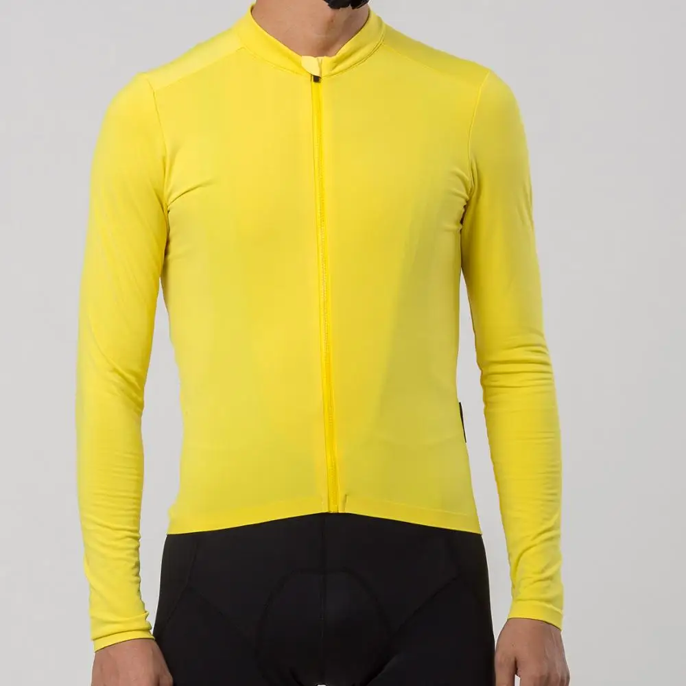 SPEXCEL All New Pro team aero thermal fleece Cycling jersey long sleeve winter Lycra Brushing Seamless cycling jersey