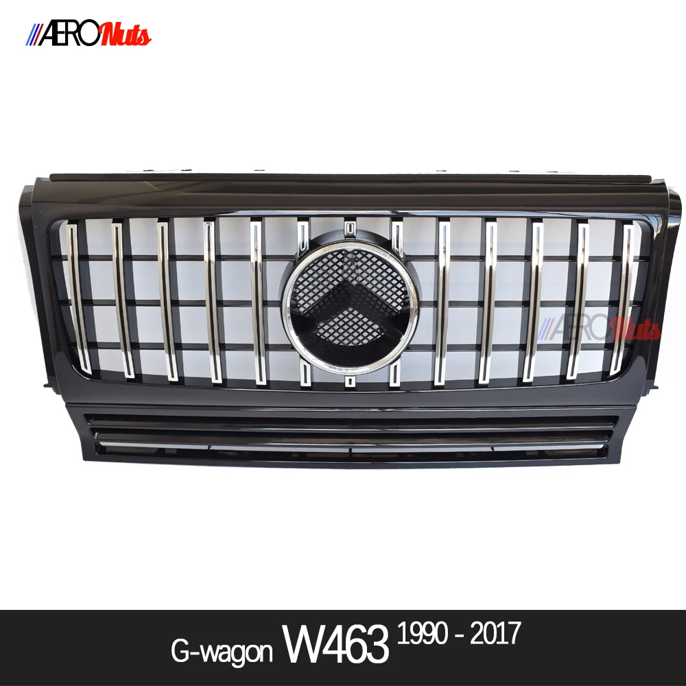 Perfect-fit GTR Panamericana Style Front Grille for Mercedes Benz 1990 - 2017 G Class G Wagon W463 G350 G450 G550 & G55 65 AMG