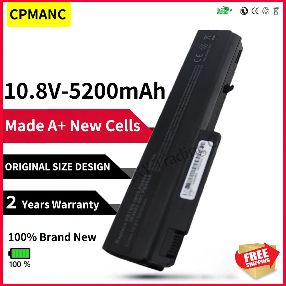 

CPMANC Laptop Battery For Hp For Compaq 6910p 6510b 6515b 6710b 6710s 6715b 6715s NC6100 NC6105 NC6110 NC6115 NC6120