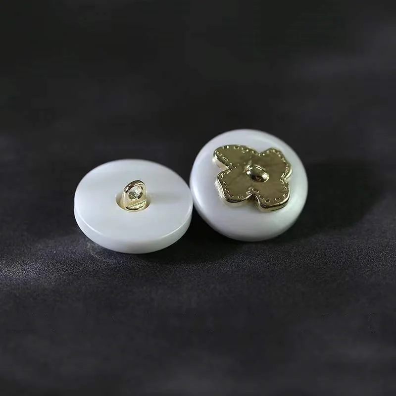 

10 Pcs 17/22mm High-Quality Inlaid Metal Decorative Buttons Handmade Sewing Supplies Accessories Diy Wedding Dress Button Crafts