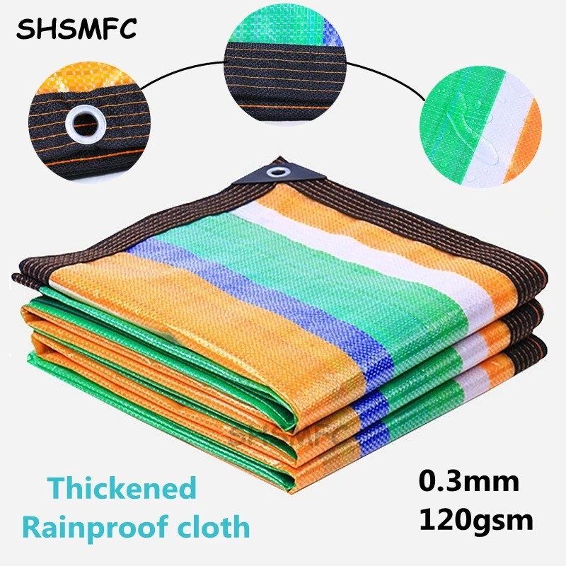 

0.3MM PE Rainproof Cloth Outdoor Swimming Pool Camping Tarpaulin Boat Truck Canopy Ground Sheet Pet House Cover Waterproof Cloth