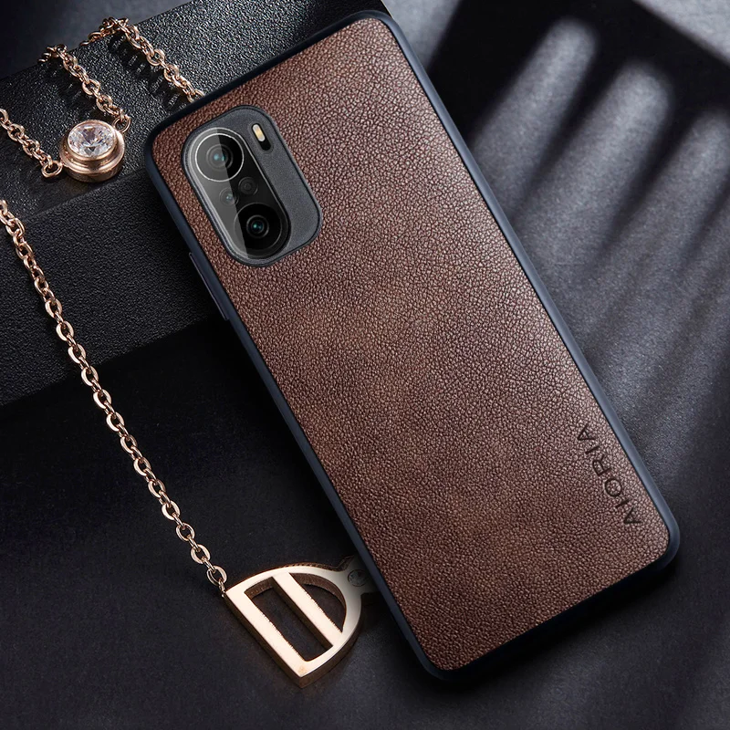 Case for Xiaomi Poco F3 funda cover with Retro business PU leather Skin design phone cover for xiaomi poco f3 case capa