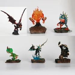 Hot Game wow Dragon Neltharion Wrath of Lich King Pet Panda Fire Swift Spectral Murloc Figure Model Toys Original Statue Collect