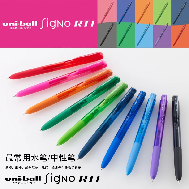 3pcs Uni Signo RT1 UMN-155 Gel Pen Water Pen K6 Version Writing Color Gel Pen Student Office Stationery Supplies 0.38 / 0.5mm