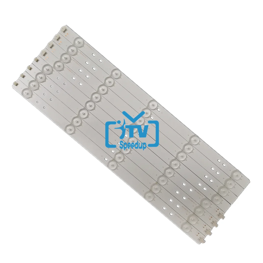 

8pcs/set 4pcs right+4pcs left CJ 1.30.1.80901704R TV maintenance backlight strip 5LED+5LED original PH40N70DG