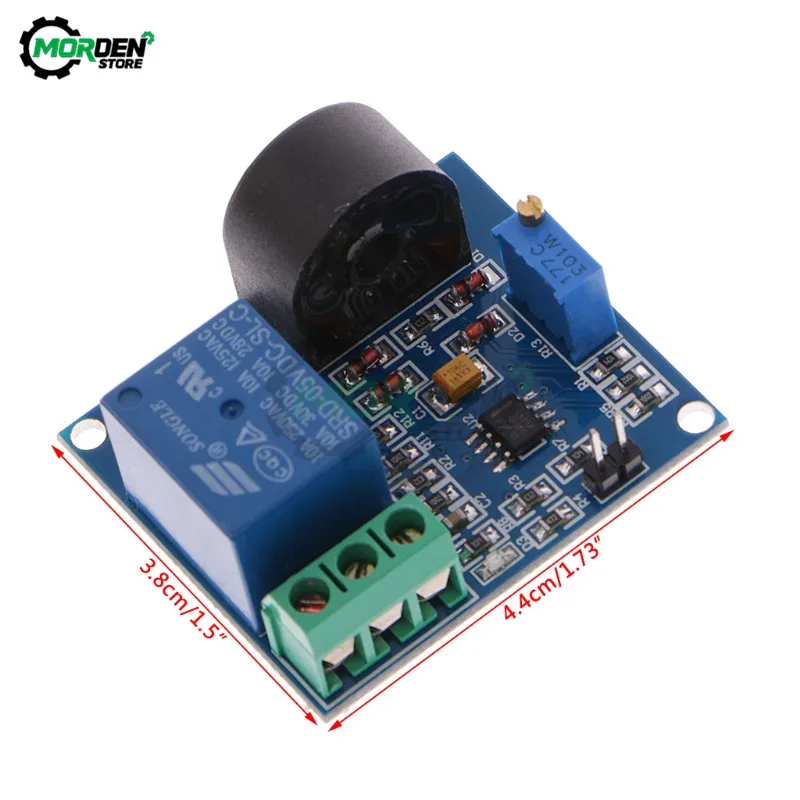 DC 5V 12V 24V AC Current Detection Sensor Module Protection Relay Module 5A Over-Current Overcurrent Signal Switch Output