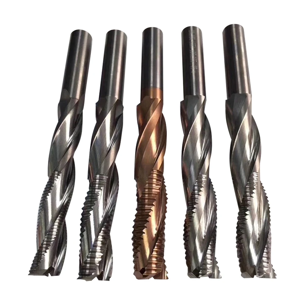 

1Pcs Solid Carbide roughing end mill 3 Flutes Spiral Carbide Mill Tool Cutters for electric wood milling slotting tool