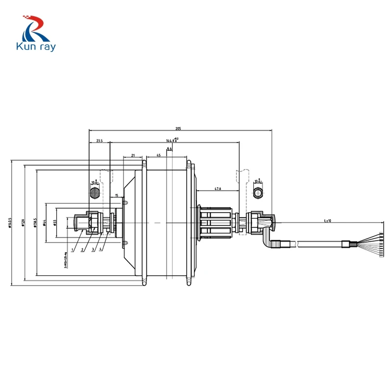 MXUS High Speed Brushless Gear Hub Motor, Rear Wheel Motor Parts, XF08C, 24V, 36V, 48V, 250W, 16-28in, E-Bike