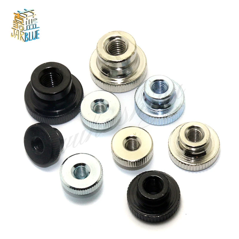 2-5Pc DIN466-B GB806 M3 M4 M5 M6 M8 M10Galvanized Knurled Thumb Nut Iinstrument Hand Tighten Nut 3D Printers Parts Curtain Wall