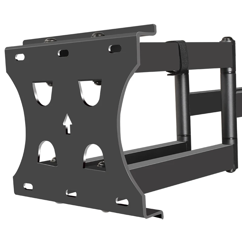 توضيح 6 أذرع تلفزيون جدار جبل كامل الحركة إمالة قوس البلازما قاعدة دعم التلفزيون ل 55 "-86" VESA 600x400mm و 165lbs DY808S