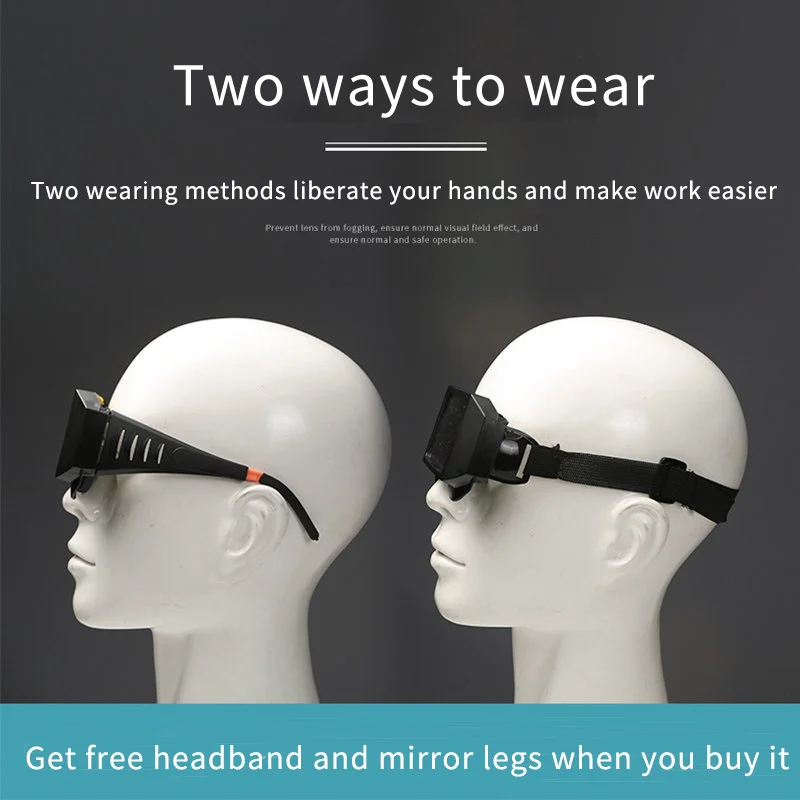 Auto Darkening Welding Helmet Automatic Light Change Auto Darkening Anti- Eyes Shied Goggle Glasses for Eyes Glasses