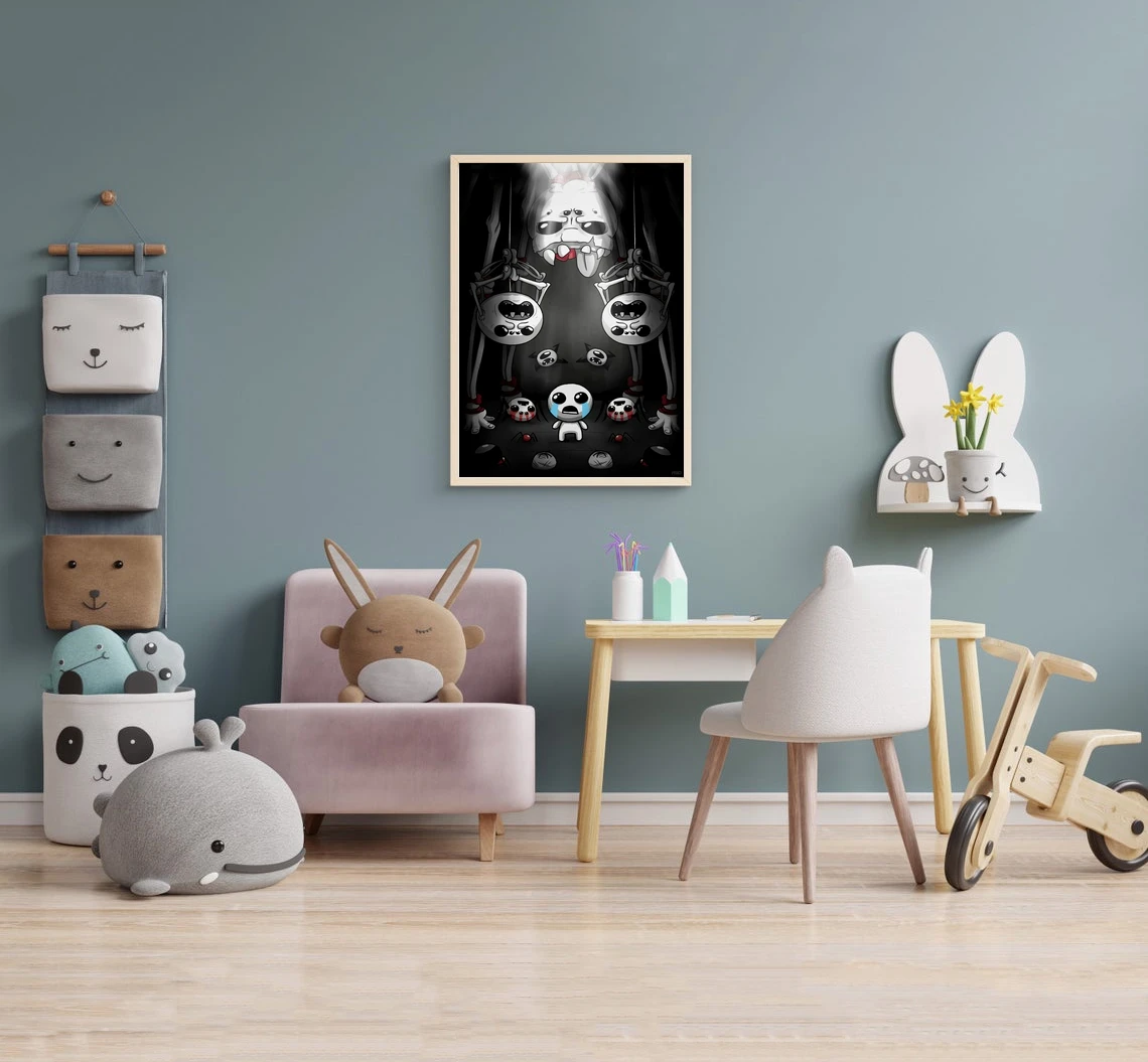 ملصق لعبة تجليد إسحاق ولادة جديدة لتزيين المنزل طلاء جدران (بدون إطار) #5