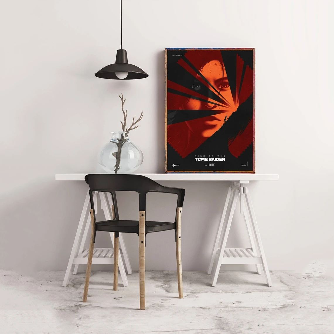 صعود تومب رايدر ملصق الفيلم طلاء جدران ديكور المنزل (بدون إطار)