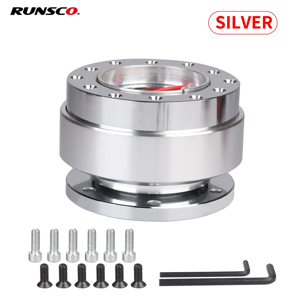 Universal Auto Tuning Lenkrad Quick Release Hub Adapter Snap Off Boss Kit Auto Zubehör – Detail 8