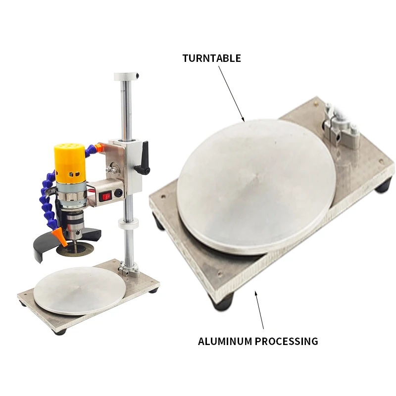 Wein flasche schneiden werkzeug blume topf perforieren diamant kleine multifunktionale elektrische keramik glas bench grinder