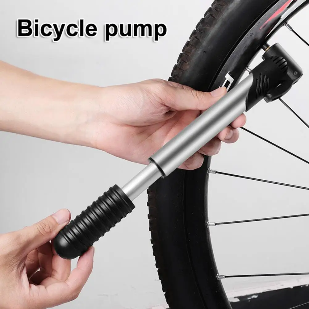 Bike Pump Mini Portable Stainless Steel Multifunction Bicycle Tool Set Inflator Basketball Football Hand Air Pump