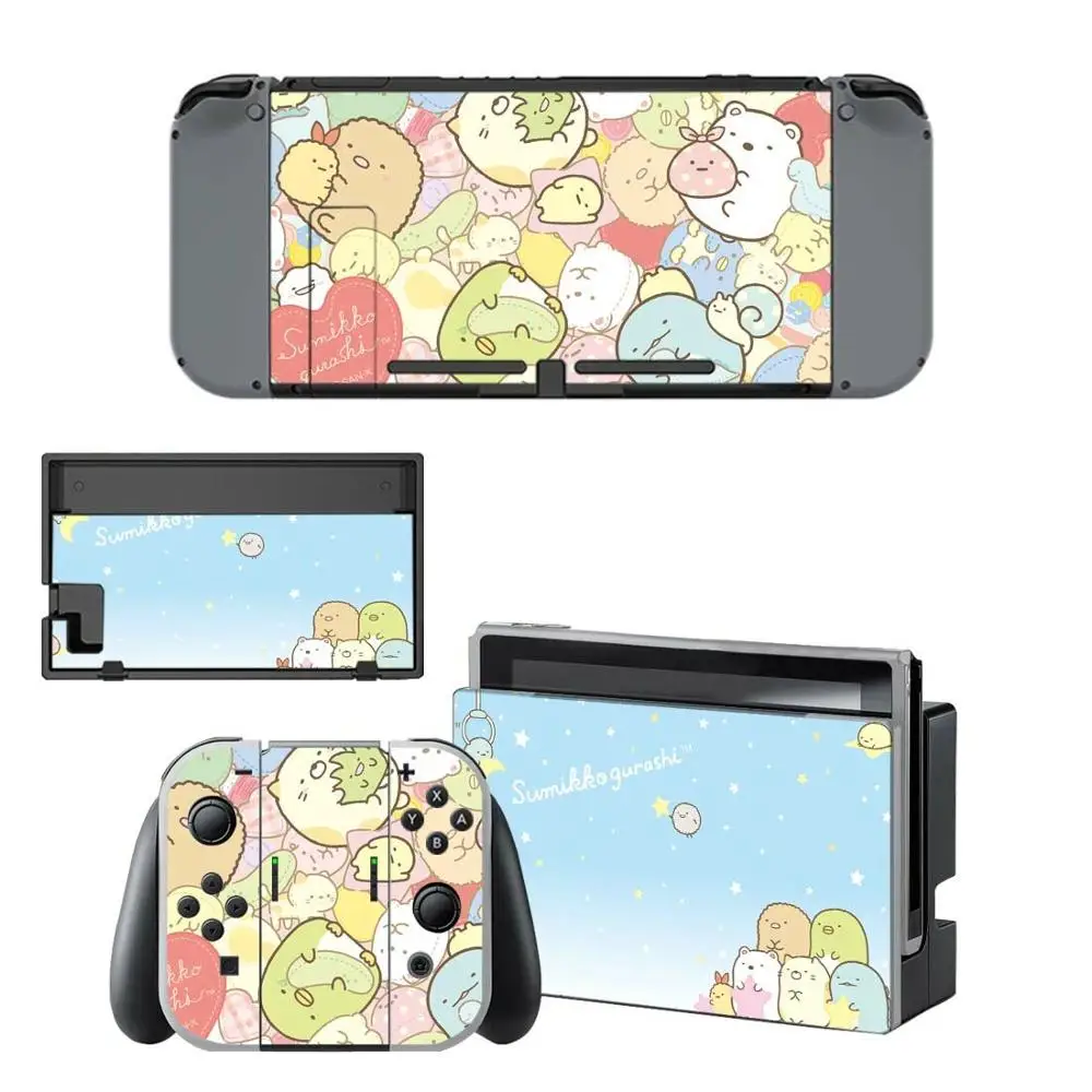 Sumikko Gurashi Screen Protector Sticker Skin for Nintendo Switch NS Console Dock Charger Stand Holder Joy-con Controller Vinyl