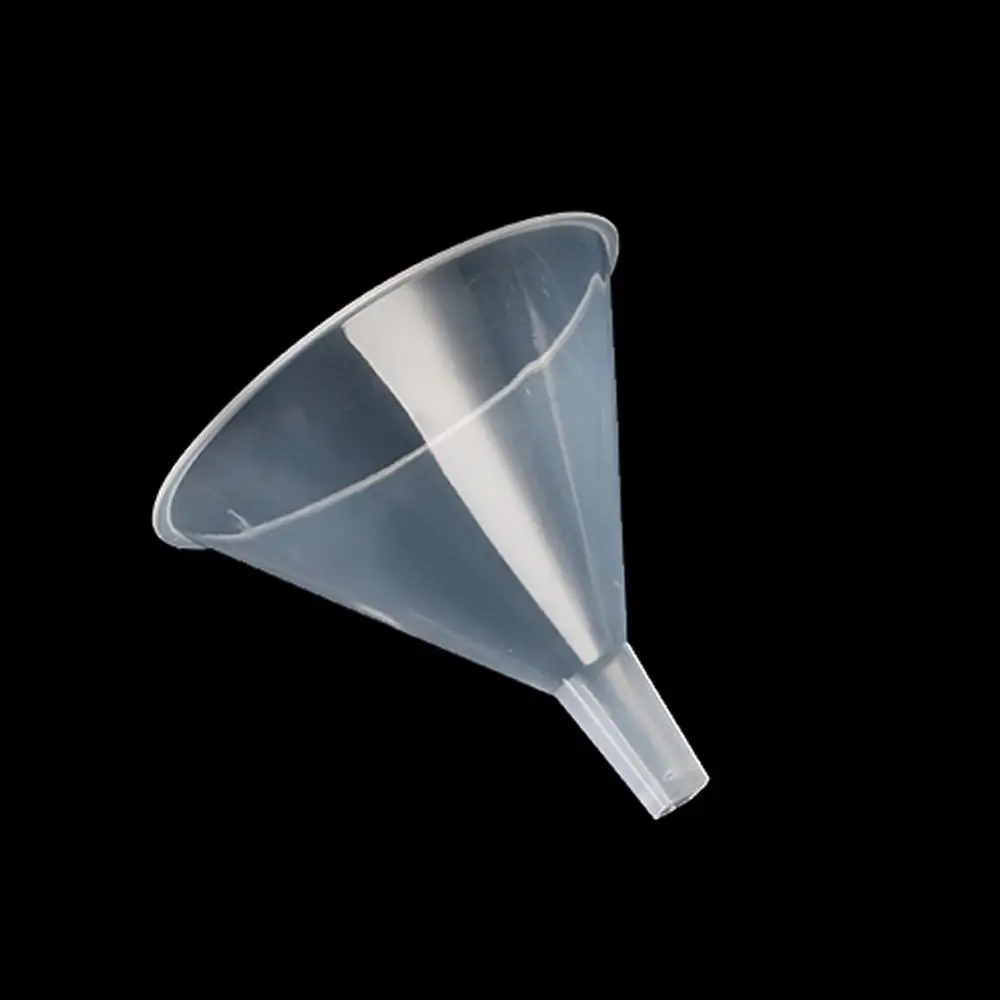 2Pcs 150mm Plastic Small Funnels Perfume Liquid Essential Oil Filling Empty Bottle Packing Funnel Laboratory Analysis Supplies