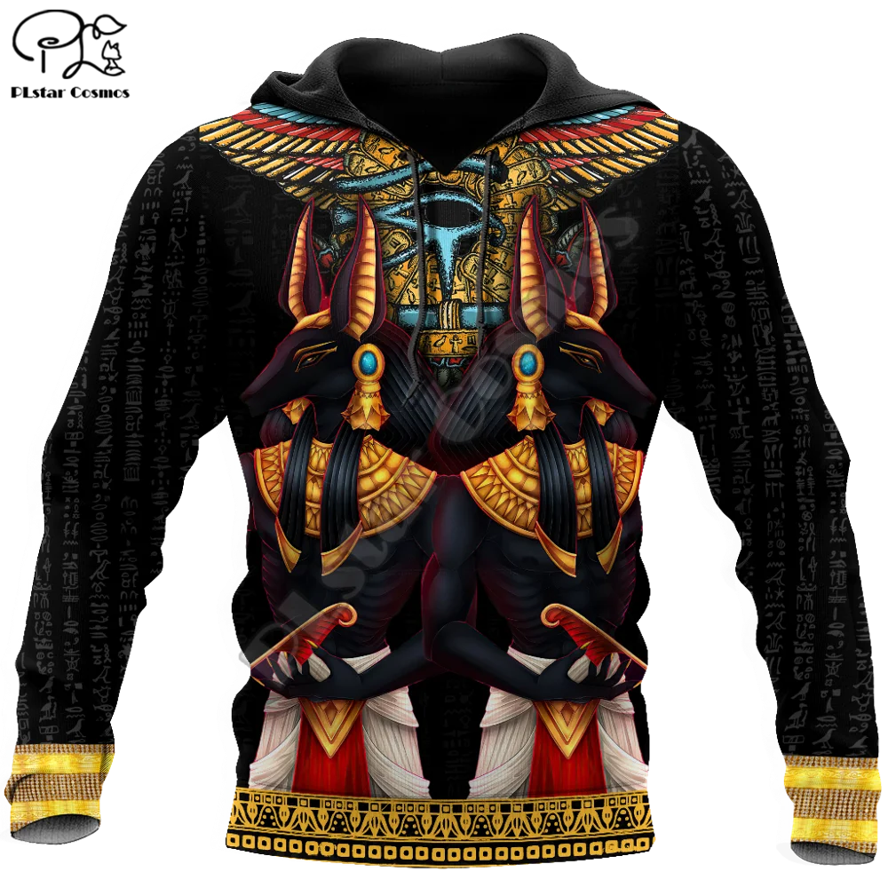 

PLstar Cosmos Horus Egyptian Pharaoh Anubis Ancient Egypt Tattoo 3DPrint Men/Women Streetwear Pullover Casual Funny Hoodies A-7