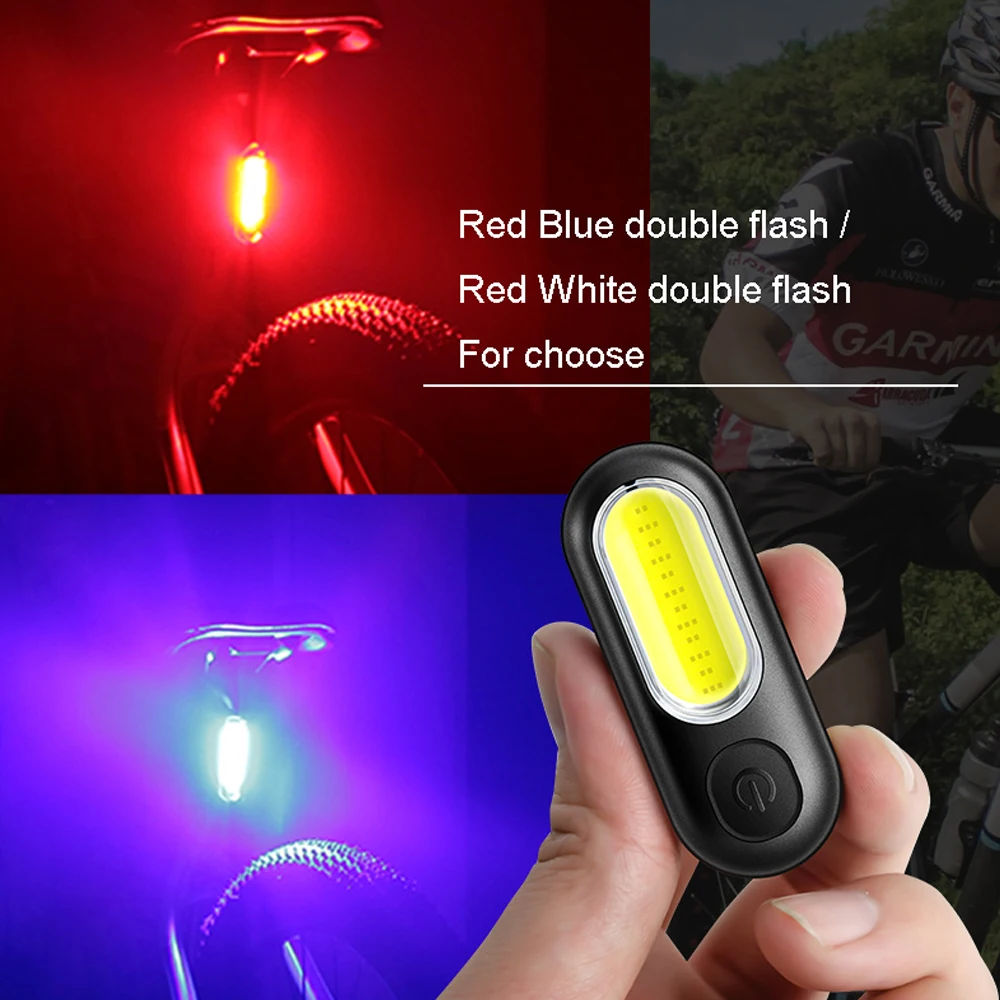 DSYCAR USB Rechargeable Front Rear Bicycle Light LED Lithium Battery Bike Taillight Waterproof Cycling Light Bicycle Accessories