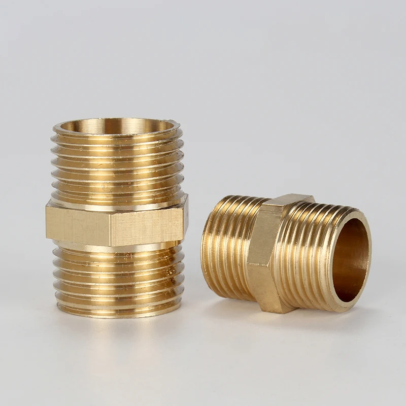 Brass Pipe Fitting Hex Nipple 1/8\