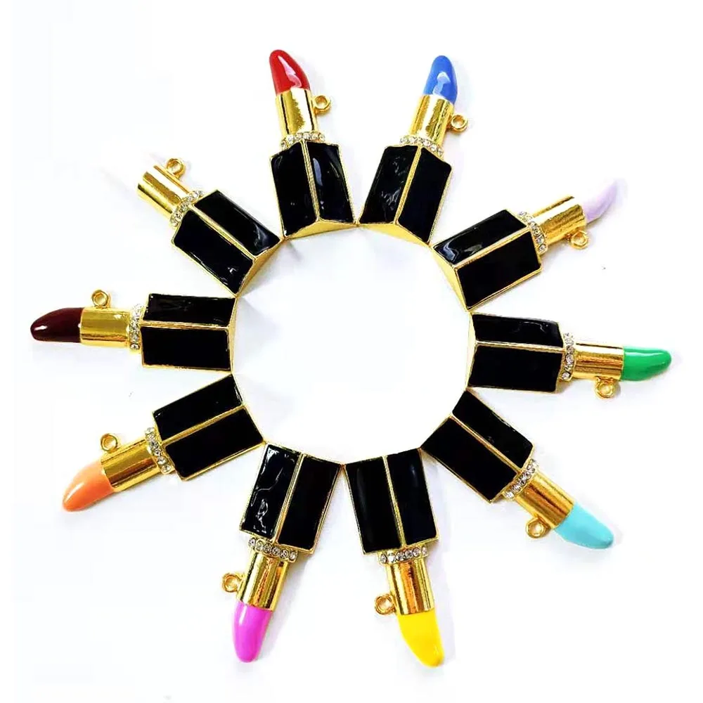 

30pcs Lipstick charms for women DIY jewelry accessories L9