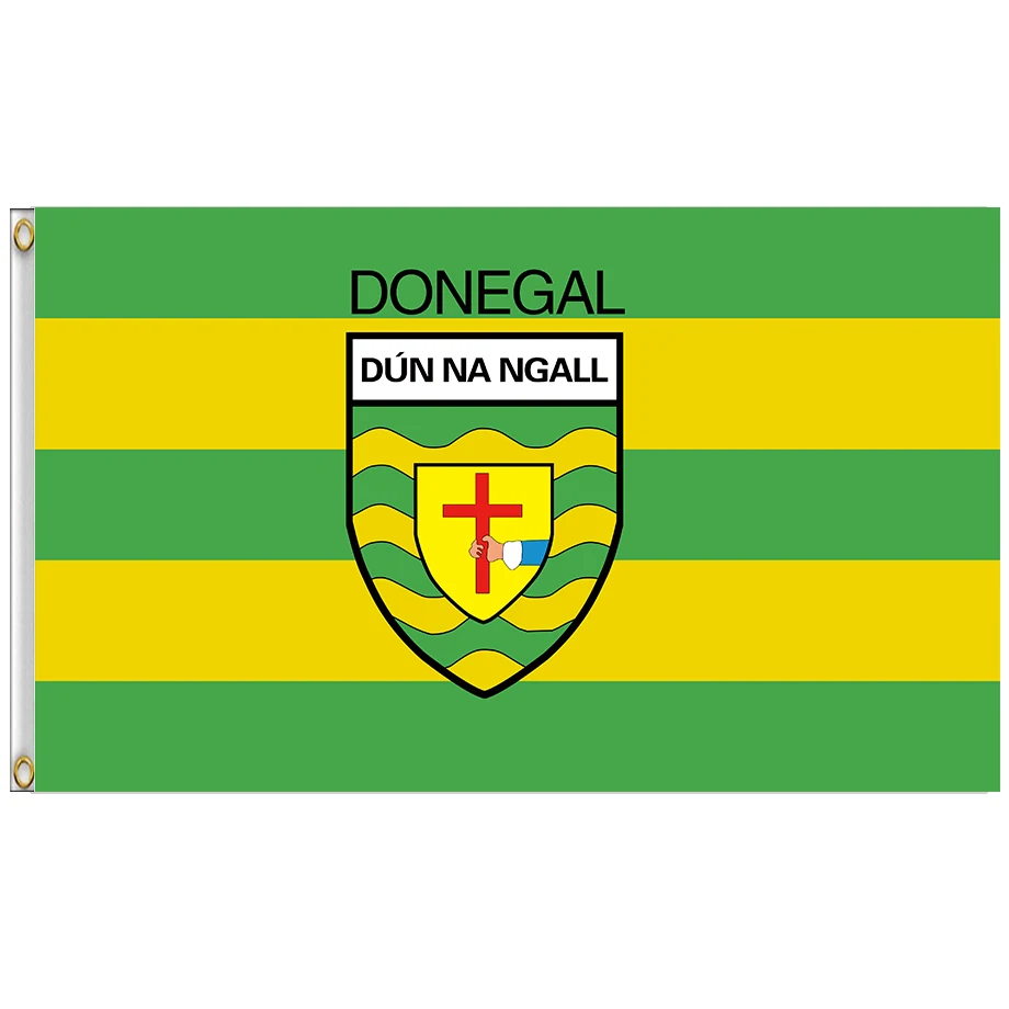 Irish County Donegal Flag Banner 3x5ft 90x150cm Polyester