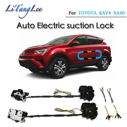 For TOYOTA RAV4 XA40 2013~2018 Car Soft Close Door Latch Pass Lock Actuator Auto Electric Absorption Suction Silence Closer