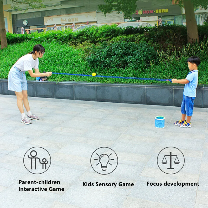 Portable Outdoor Games Adults Team Build Toys Company Cooperation Couples Wedding Party Kids Family Sports Ball Passing Crossing